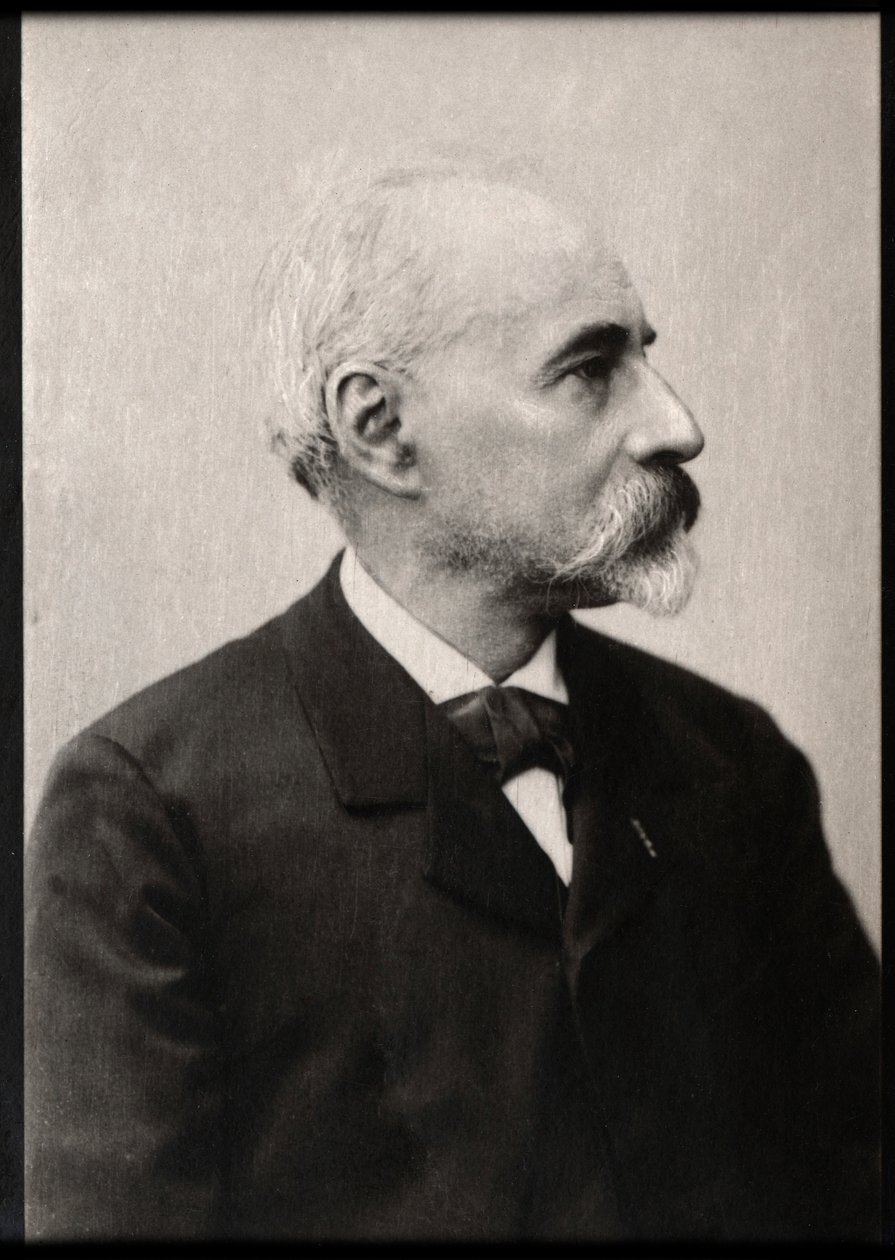 Portrett av Andre Theuriet (1833-1907), fransk poet og romanforfatter. av French Photographer