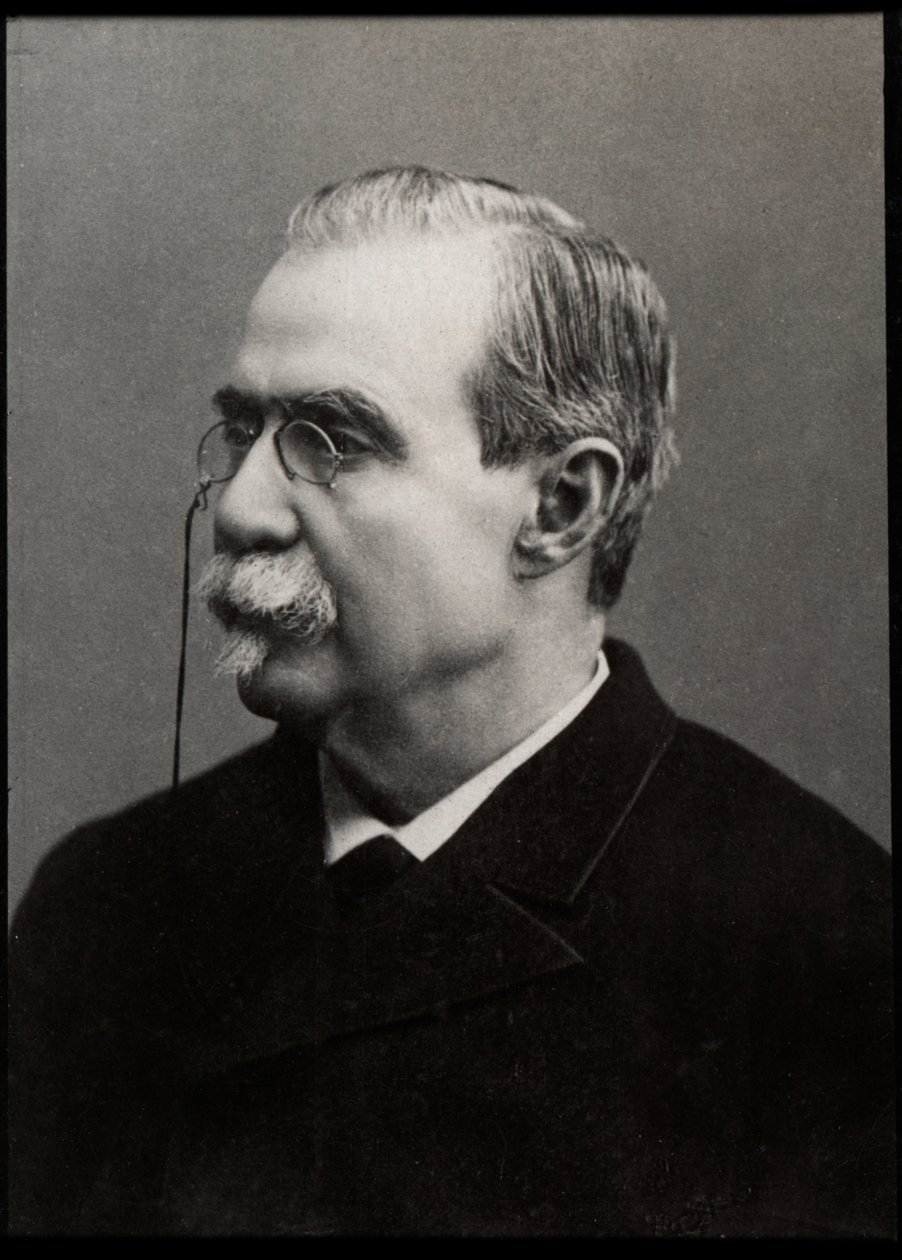 Portrett av Antonio Canovas del Castillo (1828-1897), spansk politiker og historiker. av French Photographer