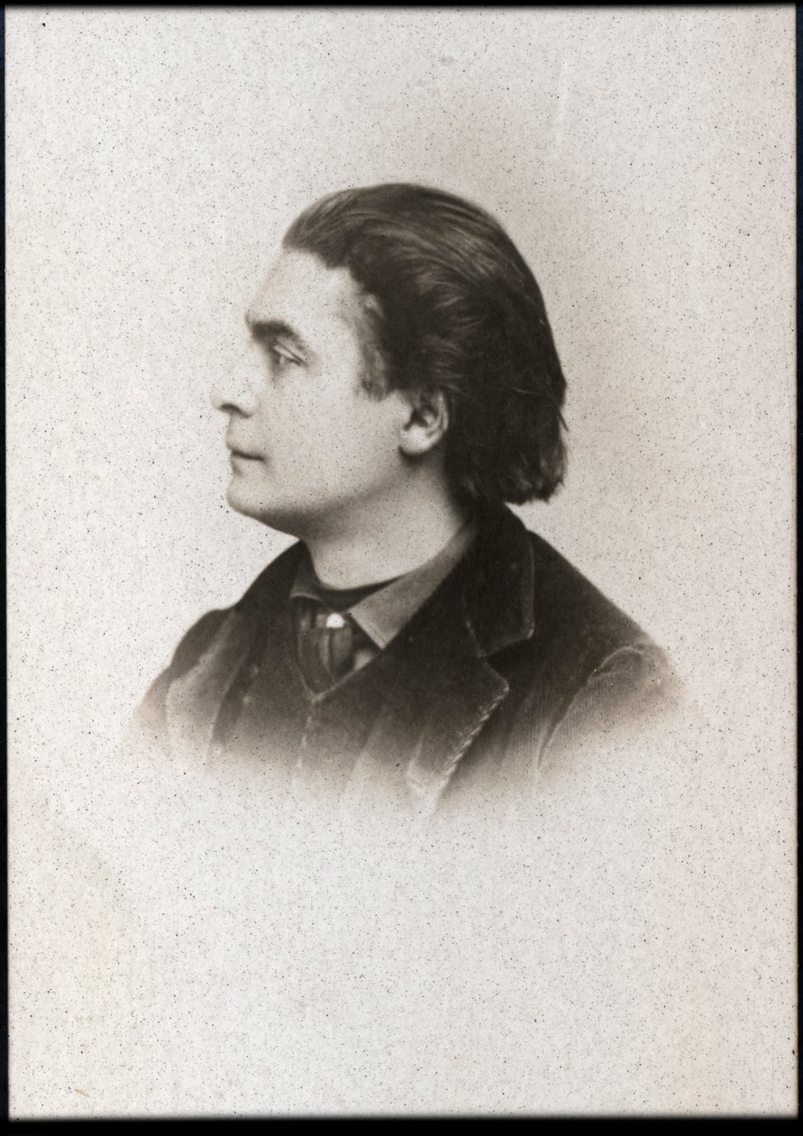 Portrett av Aristide Bruant (1851-1925), fransk kabaretsanger, komiker og nattklubbeier. av French Photographer
