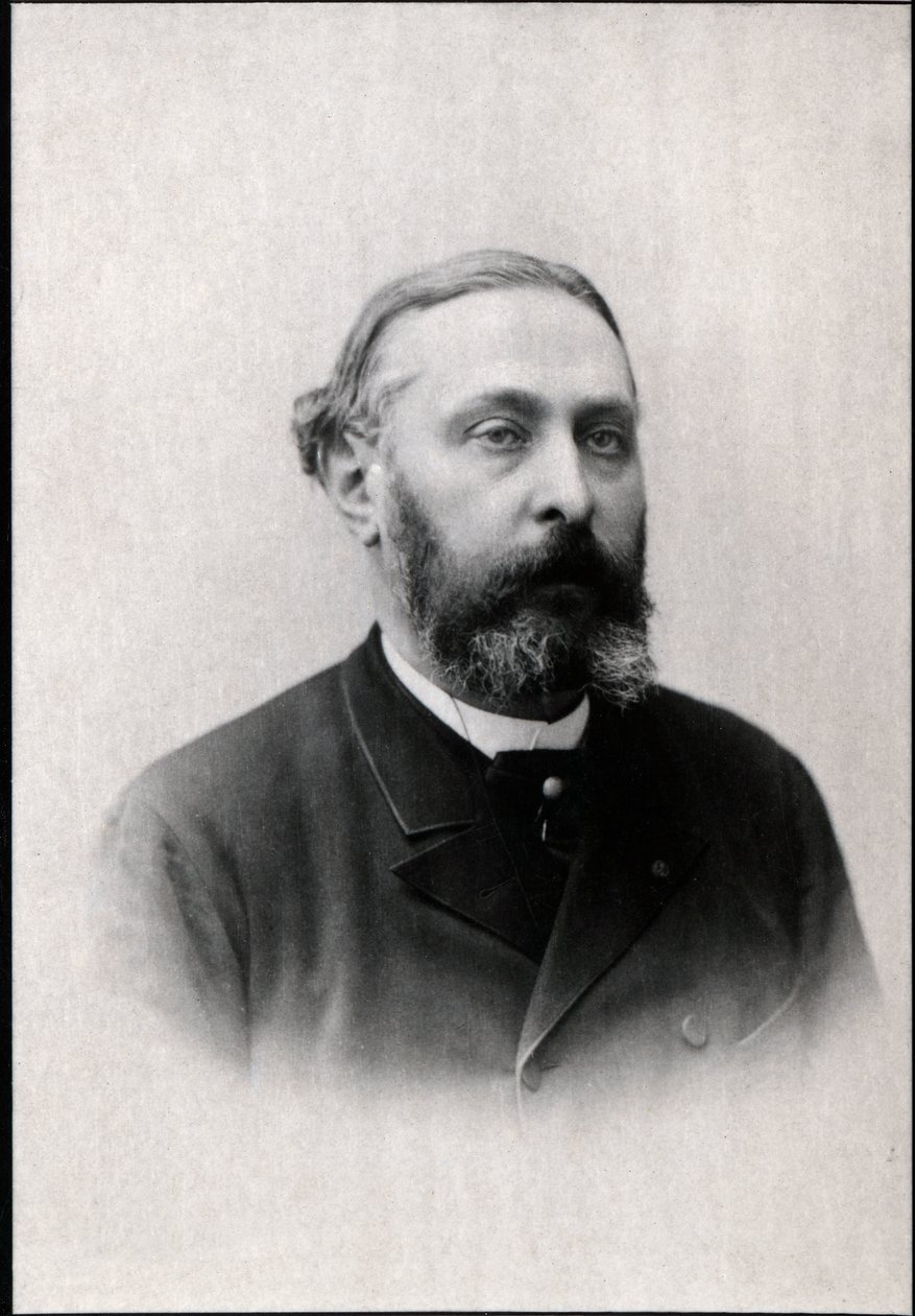 Portrett av Armand Sully Prudhomme (1839-1907), fransk poet og essayist. av French Photographer