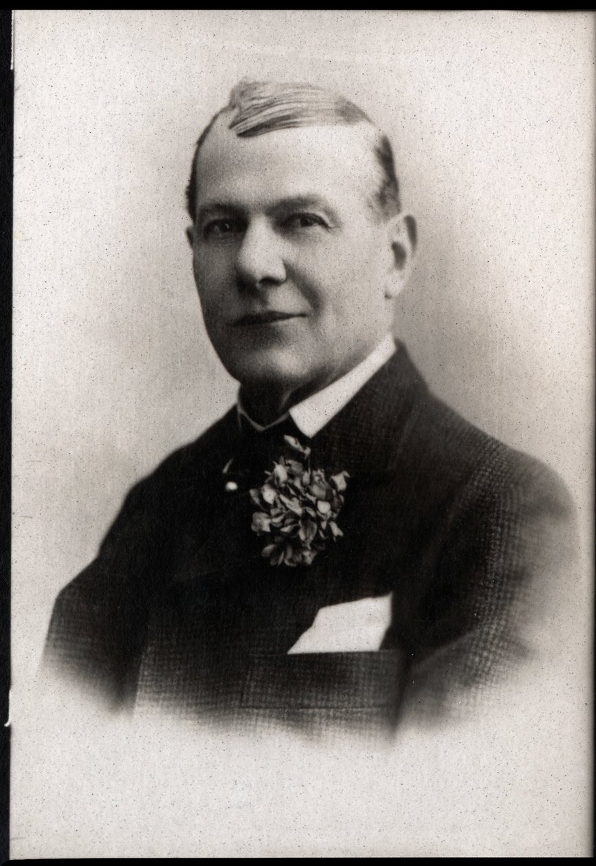 Portrett av Baron (1838-1920), fransk skuespiller. av French Photographer