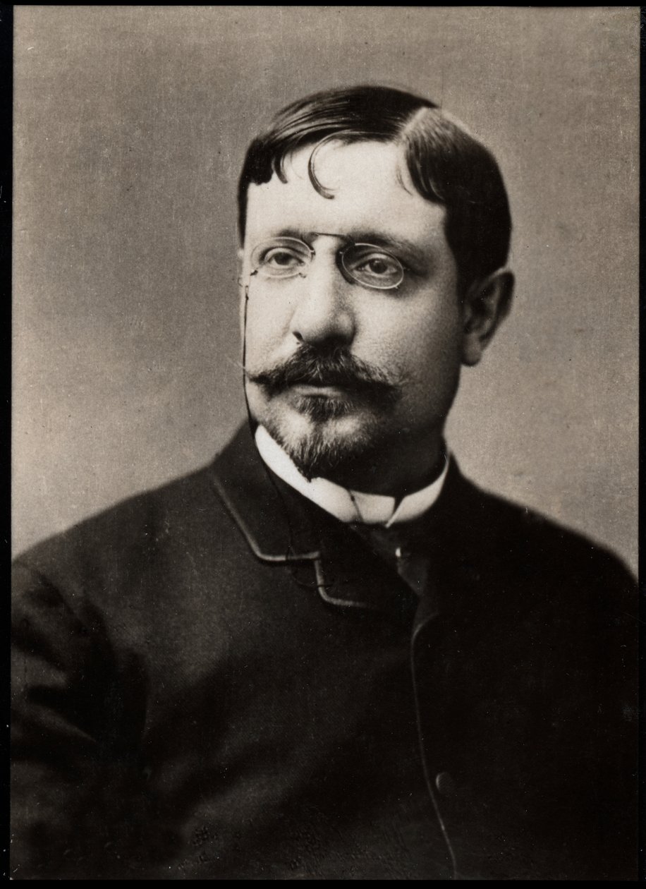 Portrett av Benjamin Constant (1845-1902), fransk maler og etser. av French Photographer
