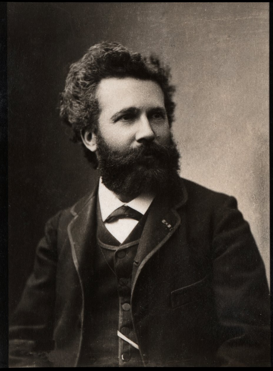 Portrett av Camille Flammarion (1842-1925), fransk astronom og forfatter. av French Photographer