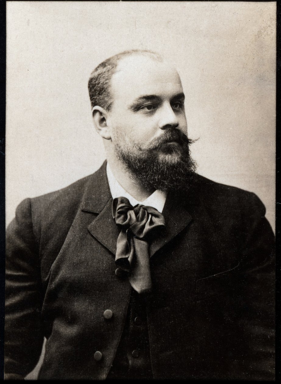 Portrett av Charles Causse (1862-1905), fransk forfatter. av French Photographer