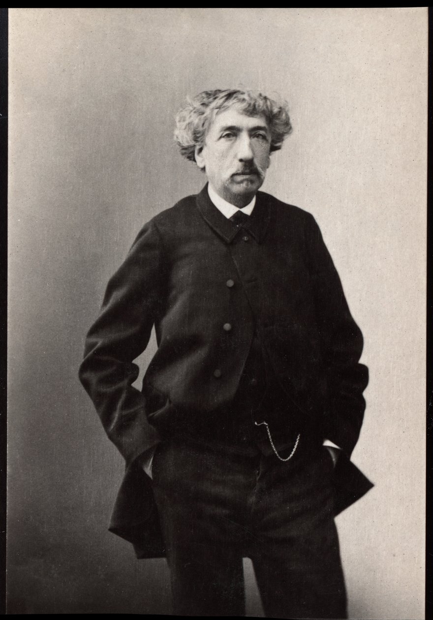 Portrett av Charles Garnier (1825-1898), fransk arkitekt. av French Photographer