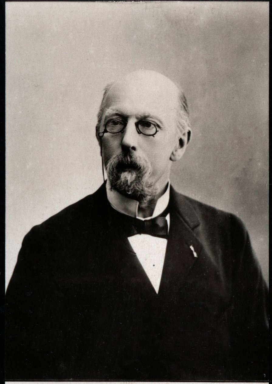 Portrett av Edmond Bertrand (f. 1842), fransk dommer. av French Photographer