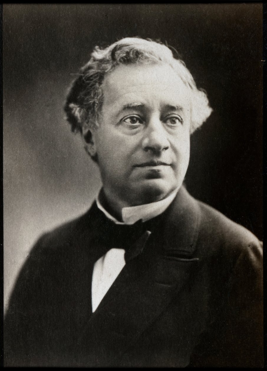 Portrett av Edmond Got (1822-1901), fransk skuespiller. av French Photographer