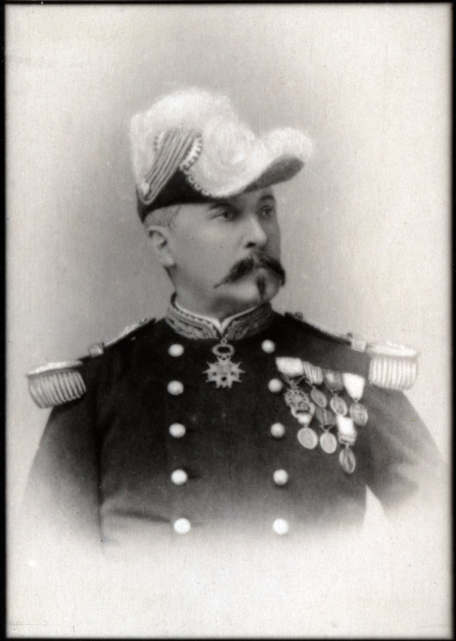 Portrett av Edouard Ferdinand Jamont (1831-1918), fransk general. av French Photographer