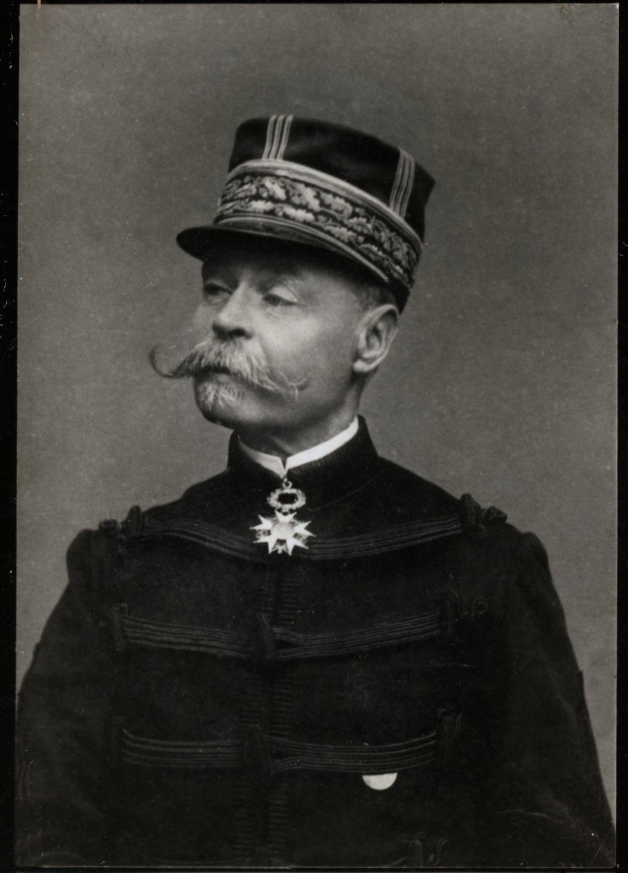 Portrett av Emile Auguste Francois Zurlinden (1837-1929), fransk general og politiker. av French Photographer