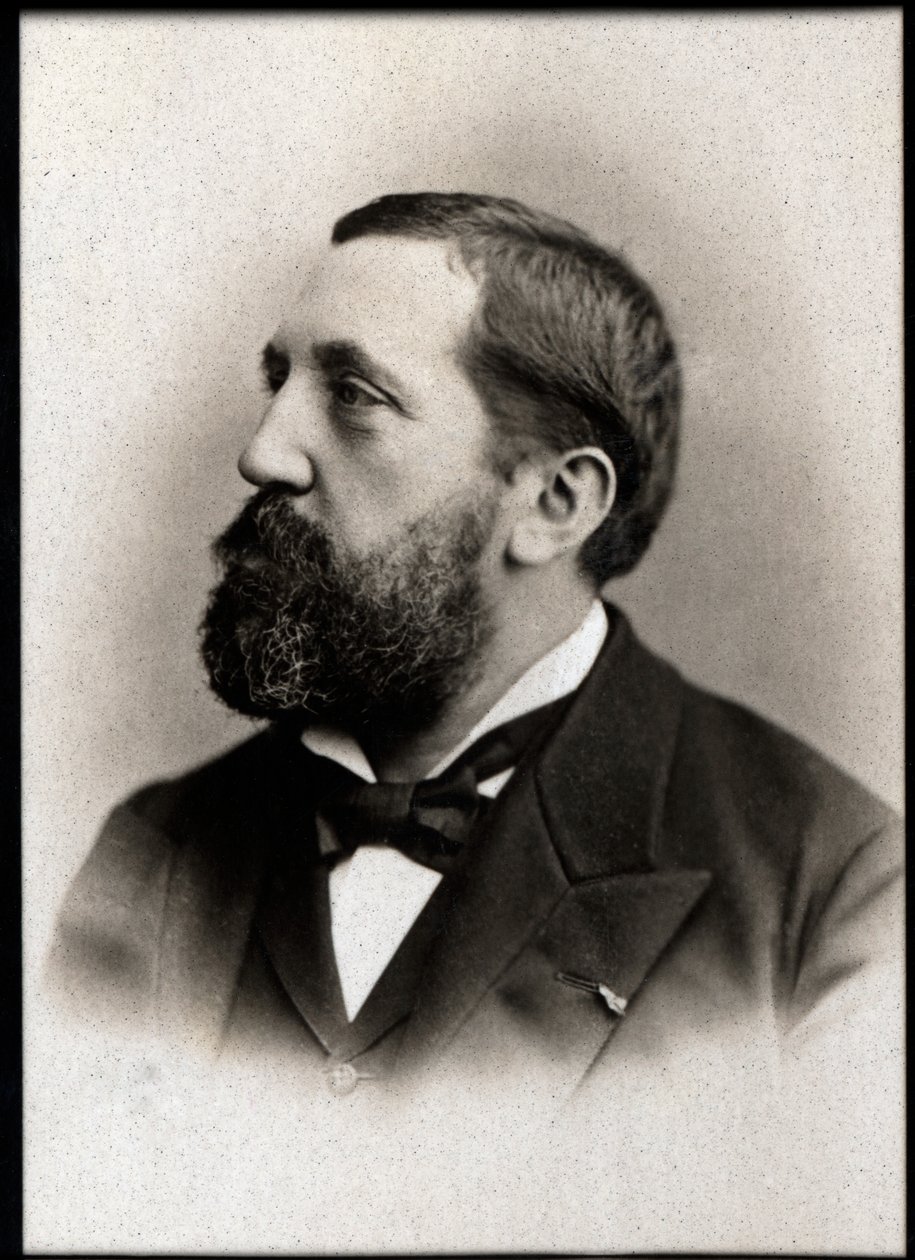 Portrett av Emile Pessard (1843-1917), fransk komponist. av French Photographer