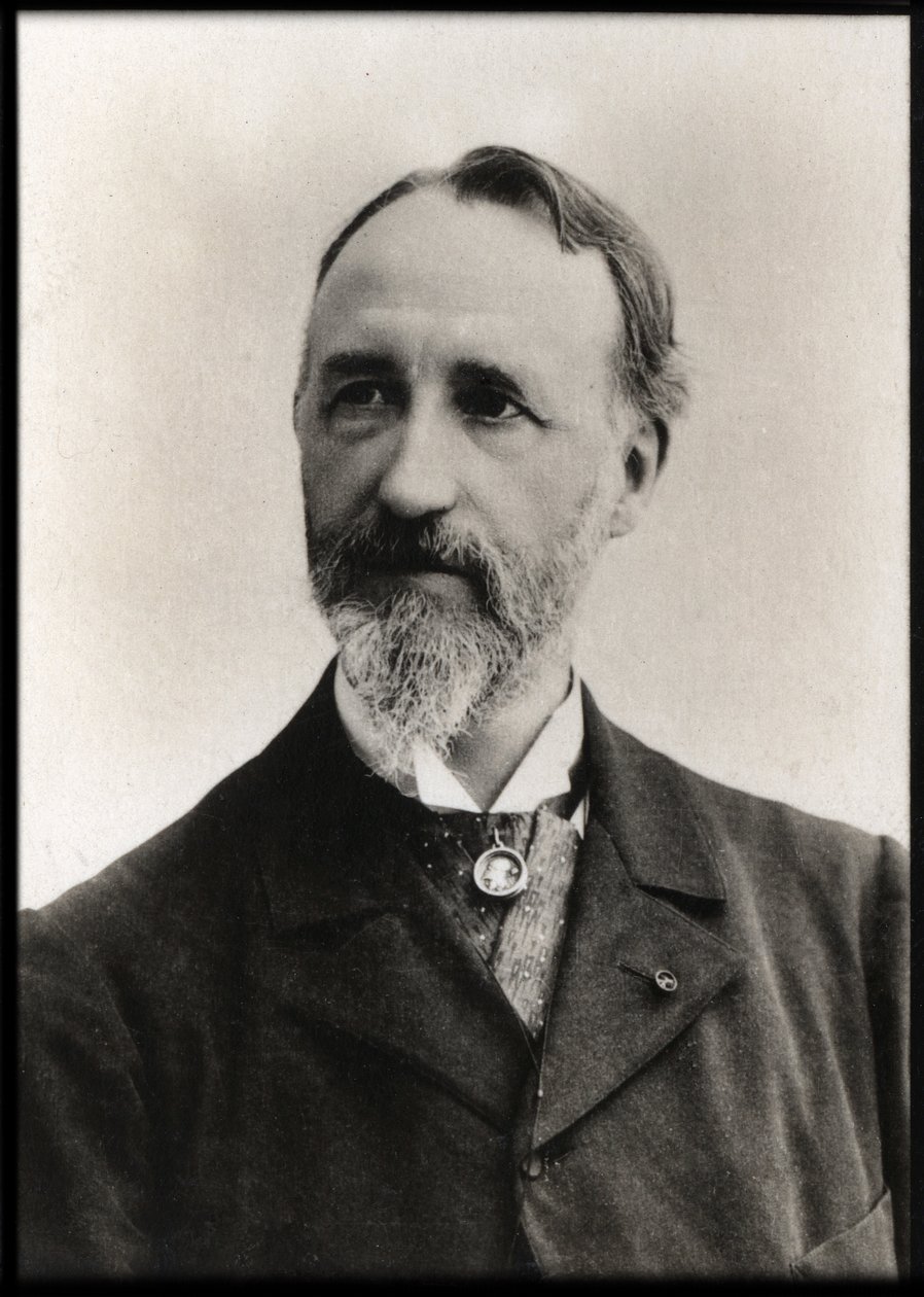 Portrett av Francois Clement Theodore Dubois (1837-1924), fransk komponist, organist og musikklærer. av French Photographer