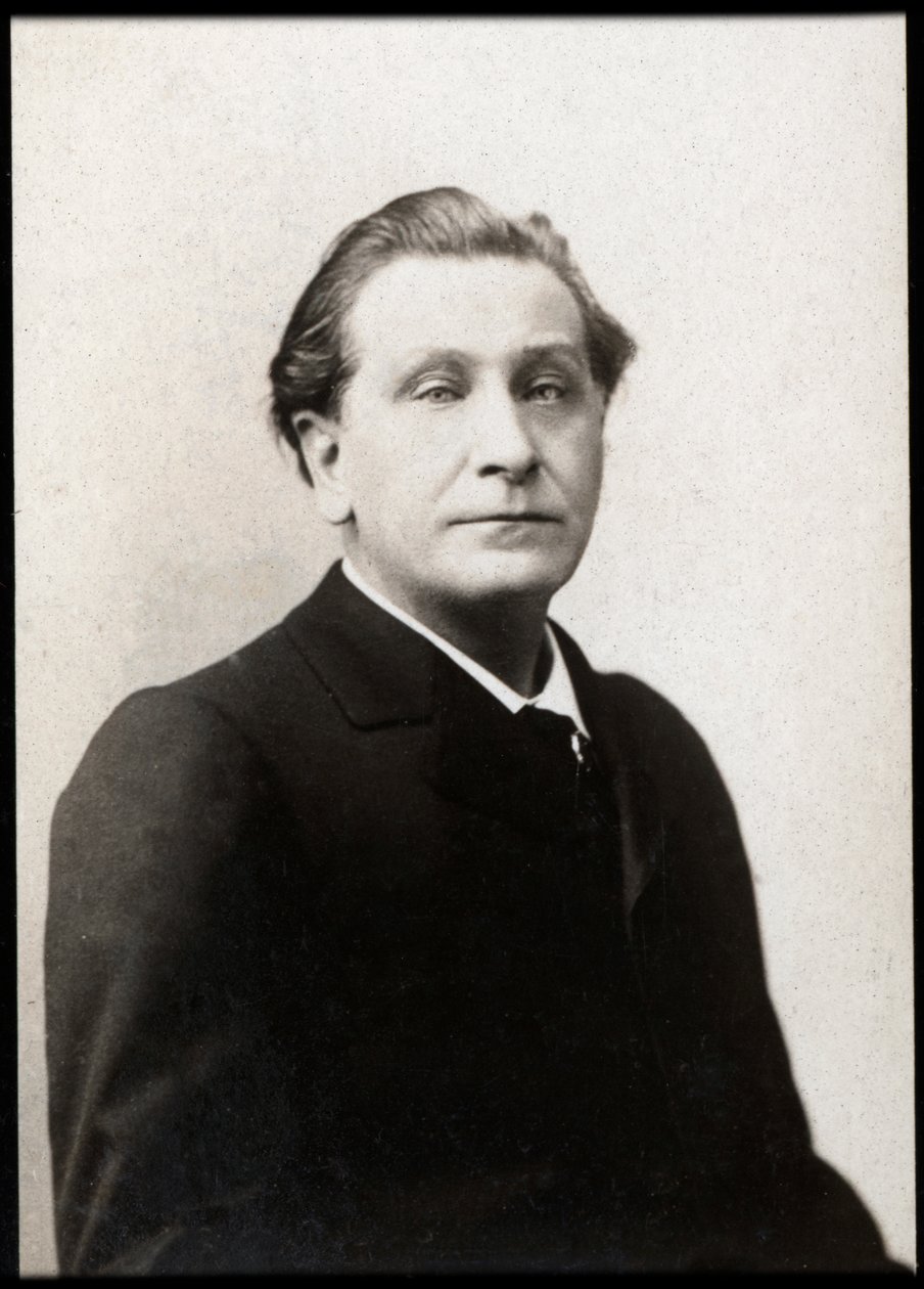 Portrett av Francois Coppee (1842-1908), fransk poet og romanforfatter. av French Photographer