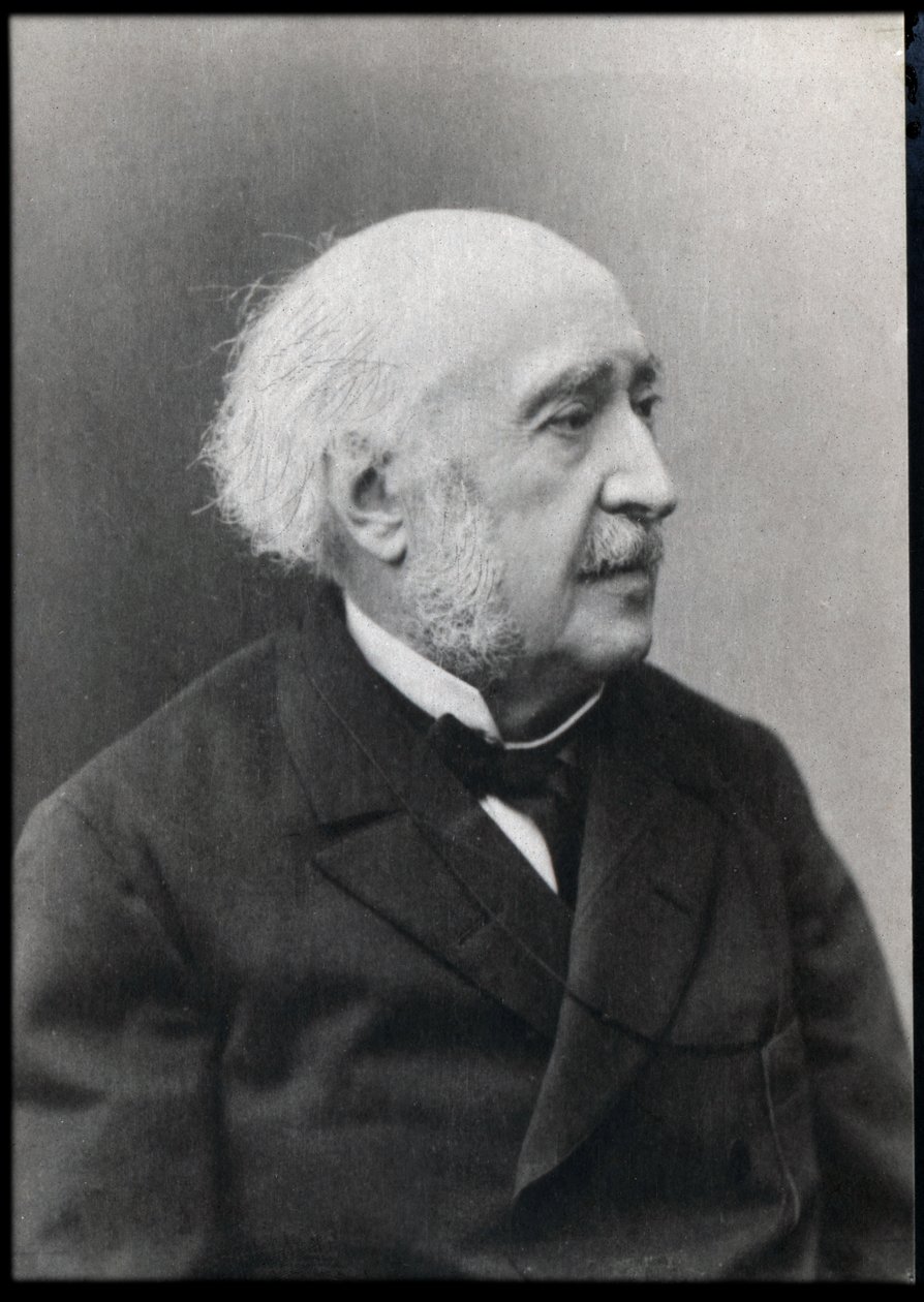 Portrett av Francois Jules Suisse (Jules Simon) (1814-1896), fransk statsmann og filosof. av French Photographer