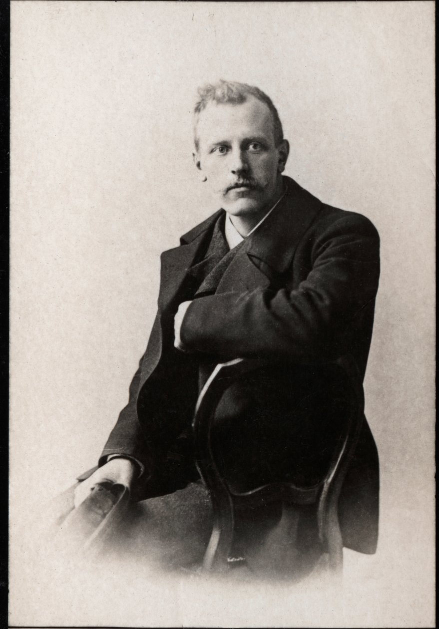 Portrett av Fridtjof Nansen (1861-1930) i 1897 av French Photographer