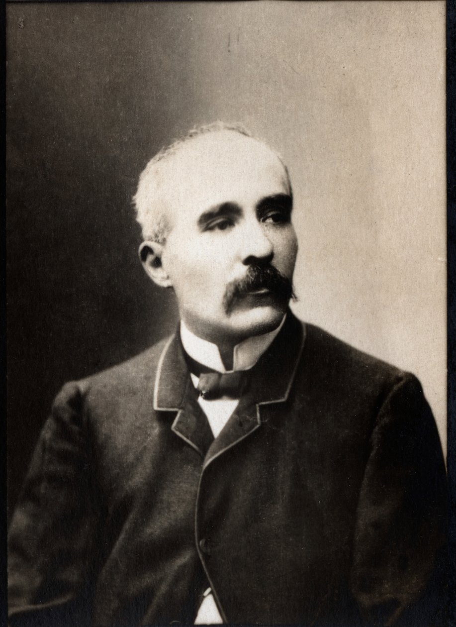 Portrett av Georges Clemenceau (1841-1929), fransk politiker og journalist. av French Photographer