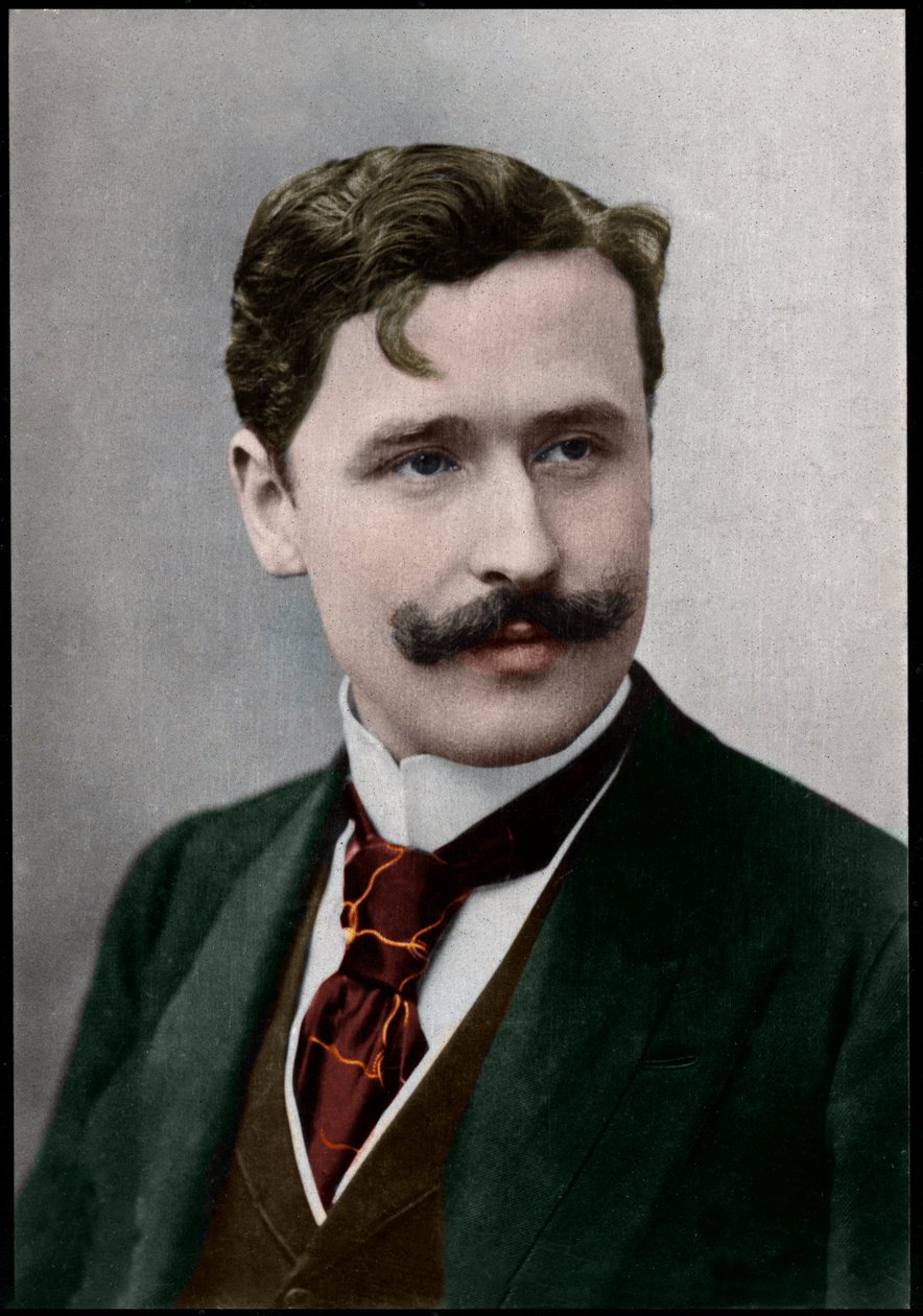 Portrett av Georges Feydeau (1862-1921) fransk dramatiker. av French Photographer