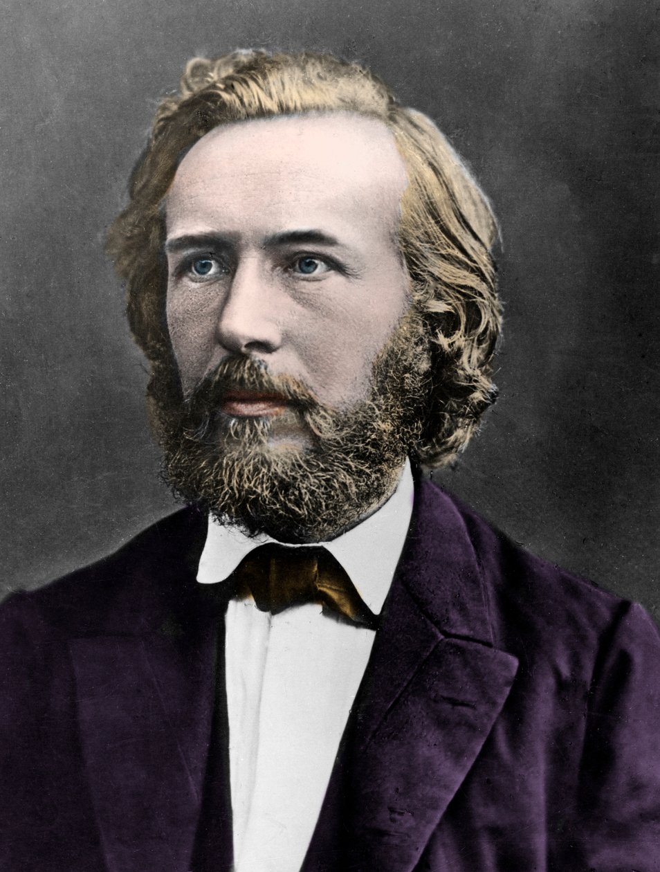 Portrett av den tyske naturforskeren og filosofen Ernst Heinrich Haeckel (1834-1919). av French Photographer