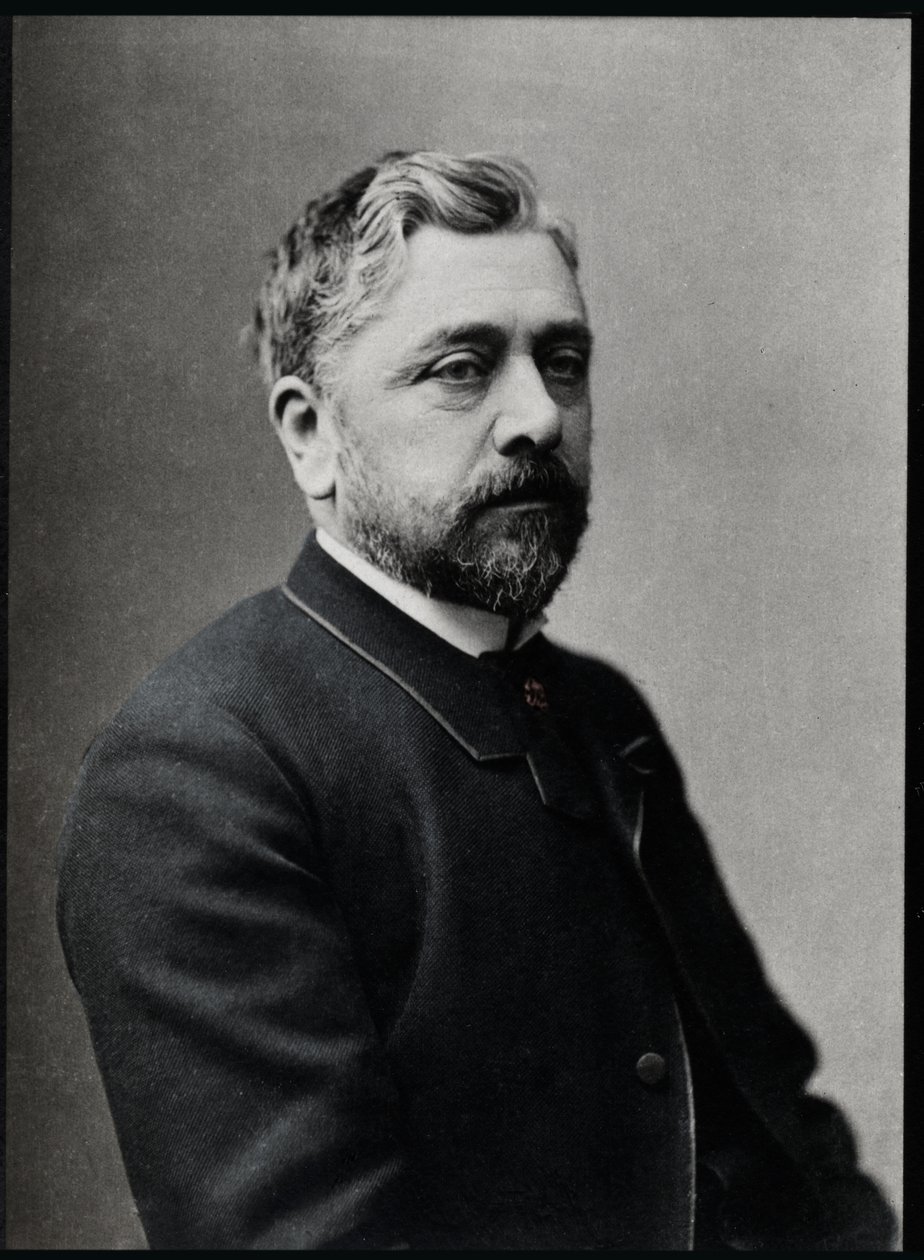 Portrett av Gustave Eiffel (1832-1923), fransk ingeniør. av French Photographer