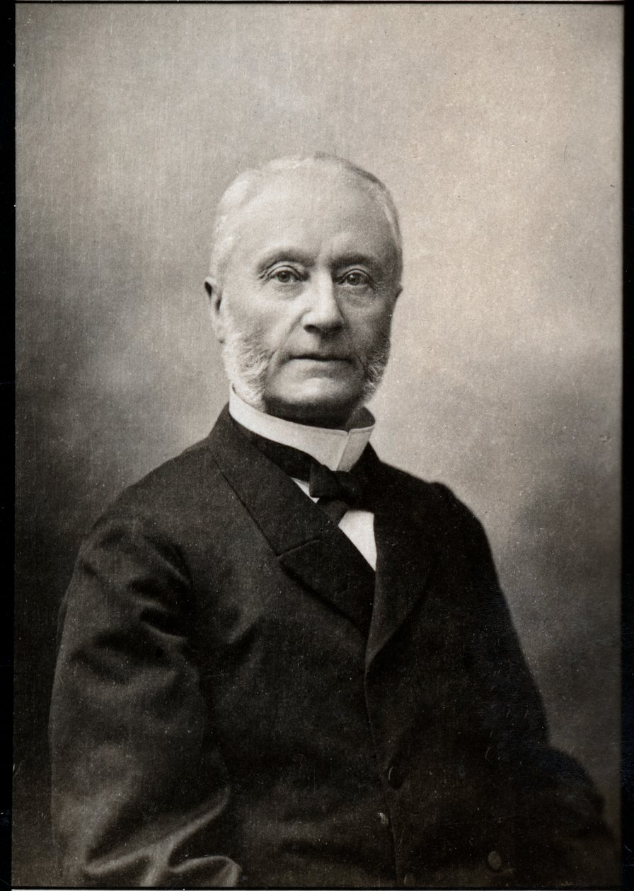 Portrett av Henri Barboux (1834-1910), fransk advokat og politiker. av French Photographer