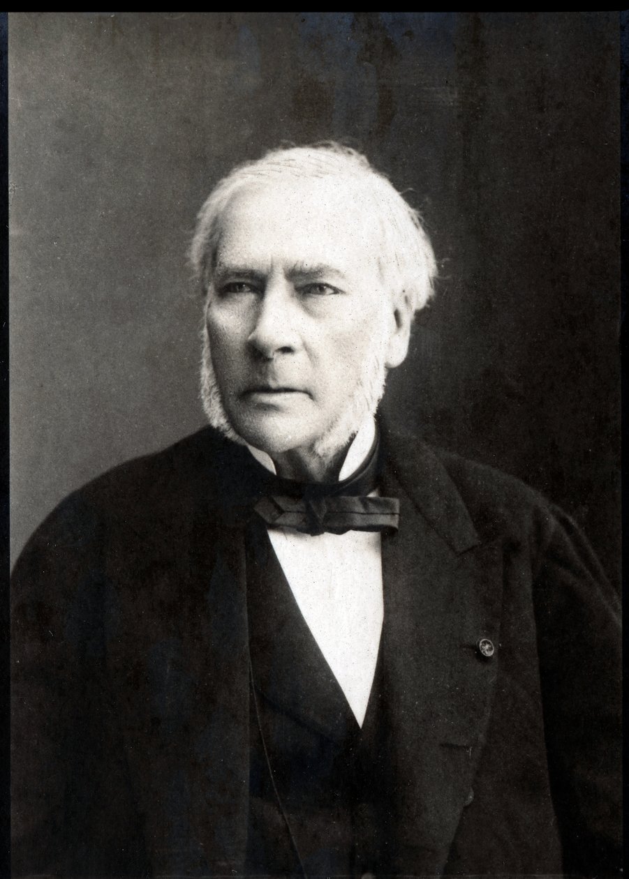 Portrett av Jean Baptiste Joseph Dieudonne Boussingault (1802-1887), fransk kjemiker. av French Photographer