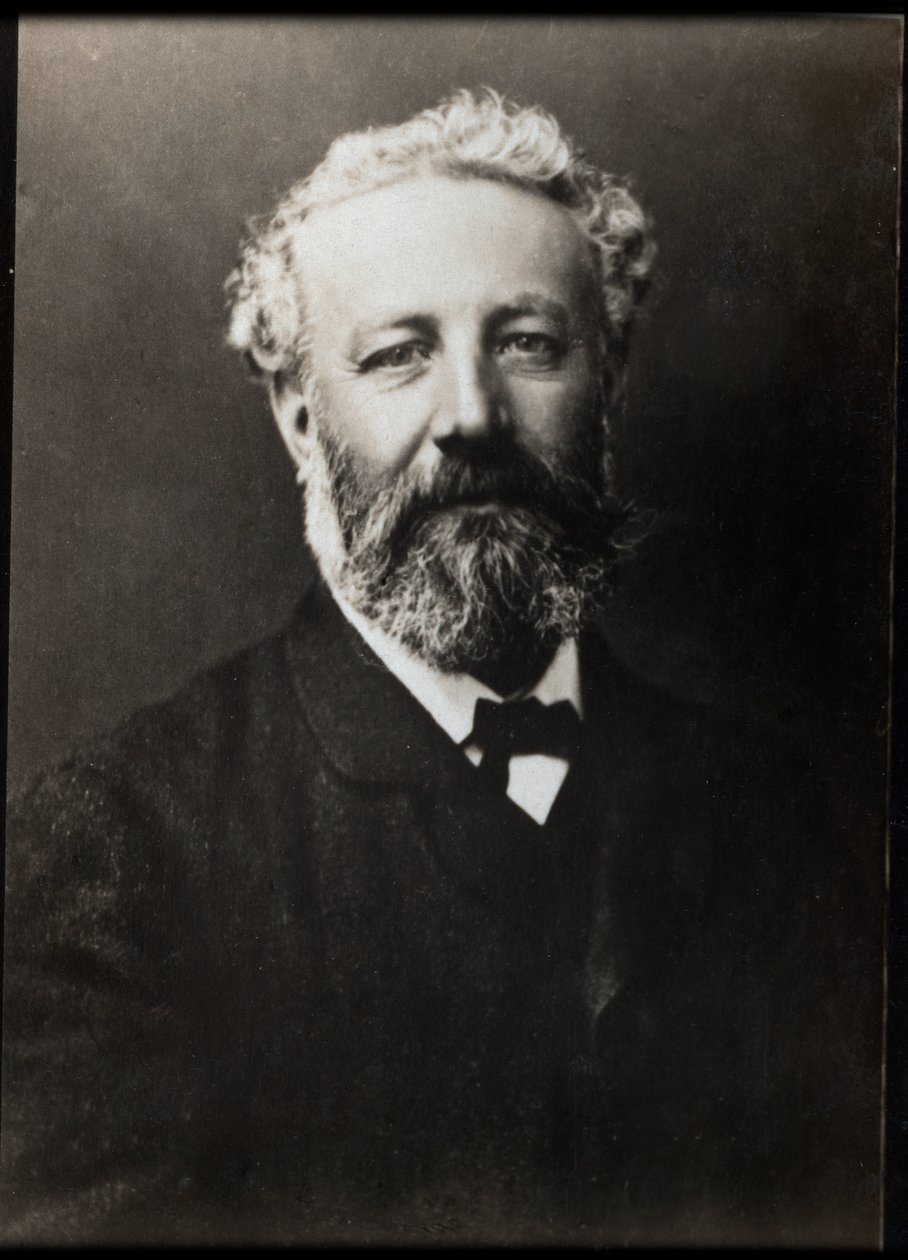 Portrett av Jules Verne (1828-1905), fransk forfatter. av French Photographer