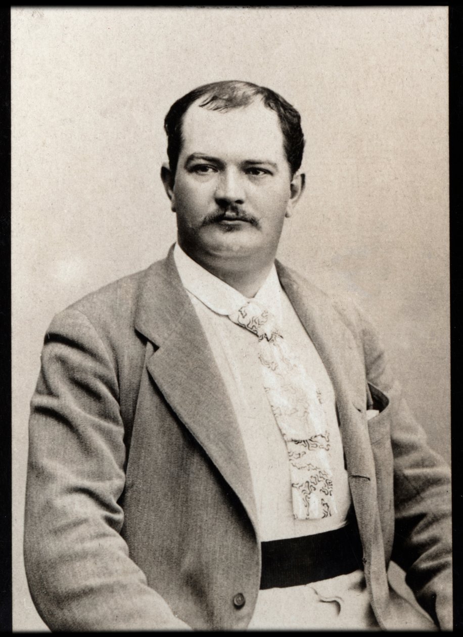 Portrett av Leon Gandillot (1862-1912), fransk forfatter. av French Photographer
