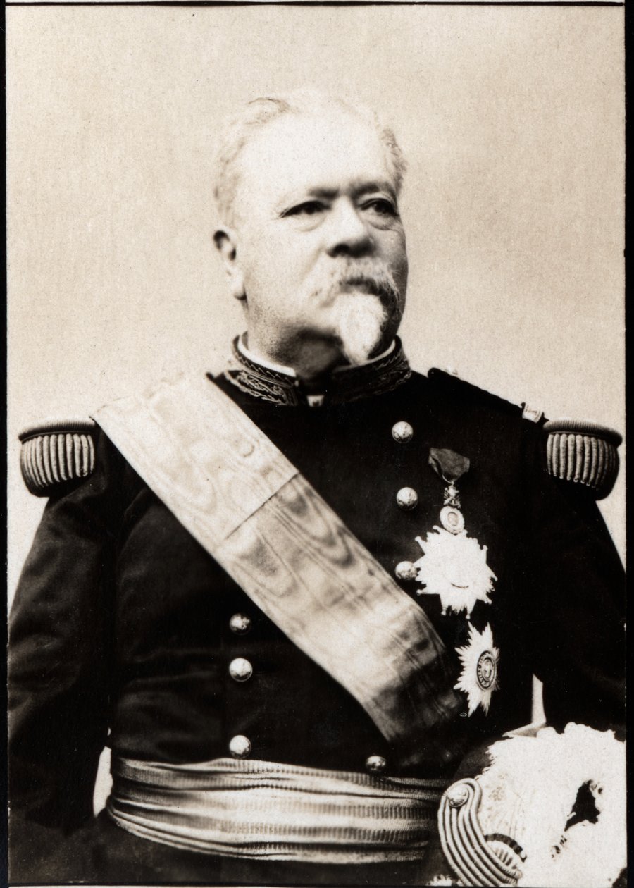 Portrett av Leopold Davout dAuerstedt, 3. hertug dAuerstedt (1829-1904), fransk general. av French Photographer