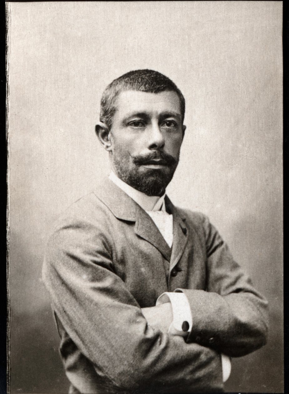 Portrett av Louis Alexandre Antoine Mizon (1853-1899), fransk oppdagelsesreisende og kolonialadministrator. av French Photographer