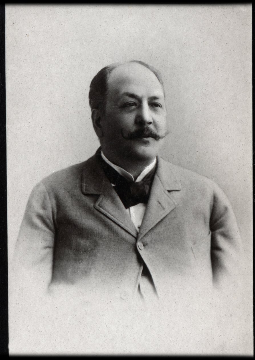 Portrett av Louis Varney (1844-1908), fransk komponist. av French Photographer