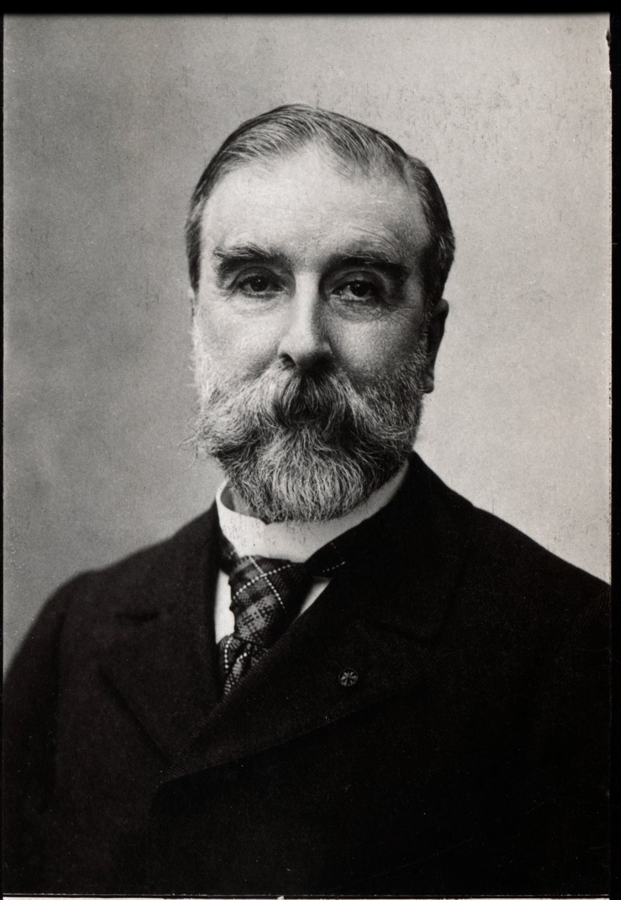 Portrett av Ludovic Halevy (1834-1908), fransk forfatter og dramatiker. av French Photographer