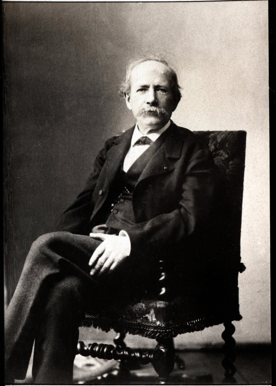 Portrett av Marcellin Berthelot (1827-1907), fransk kjemiker og politiker. av French Photographer