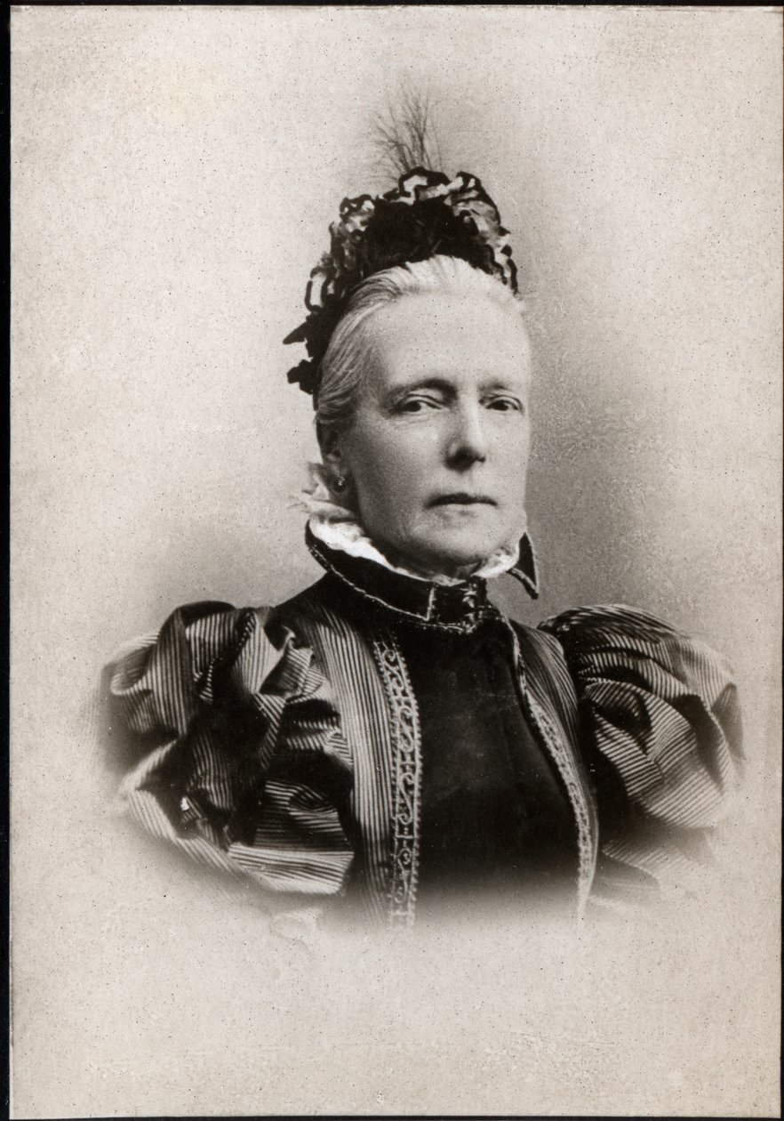 Portrett av Marie Henriette av Østerrike (1836-1902), dronning av Belgia. av French Photographer