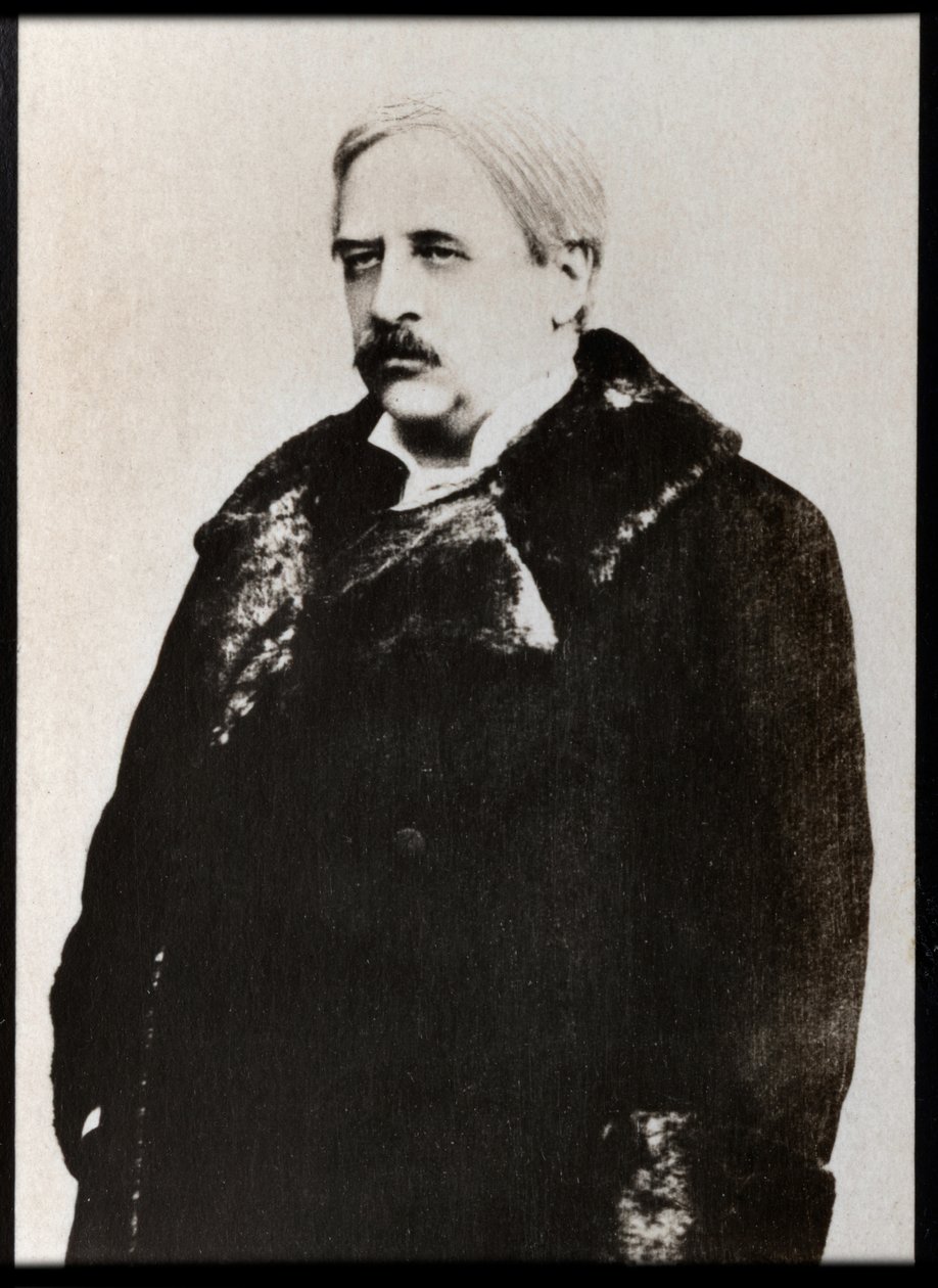 Portrett av Nils Adolf Erik Nordenskjold (1832-1901), arktisk oppdagelsesreisende av finsk-svensk opprinnelse. av French Photographer