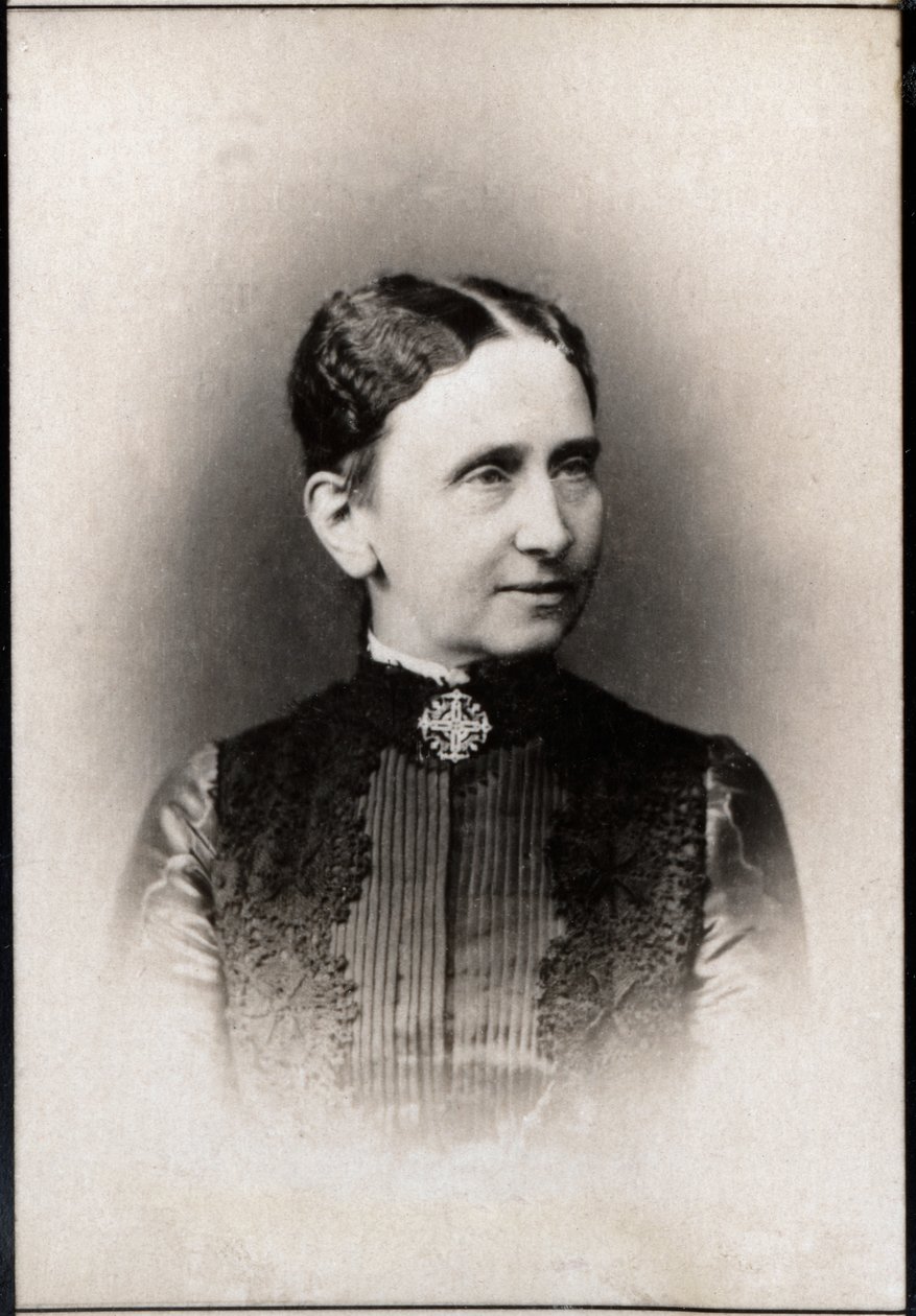 Portrett av prinsesse Louise av Preussen (1838-1923), storhertuginne av Baden. av French Photographer