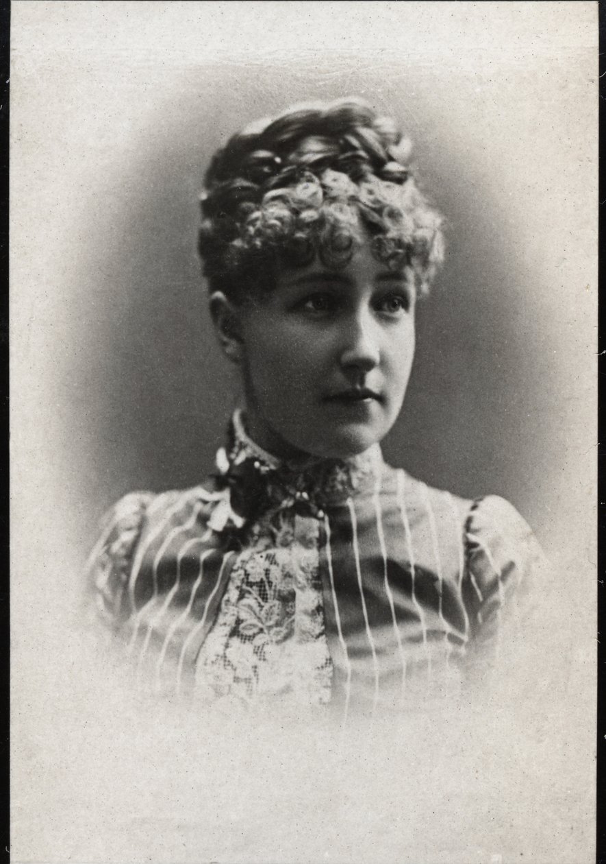 Portrett av prinsesse Stephanie av Belgia (1864-1945) av French Photographer