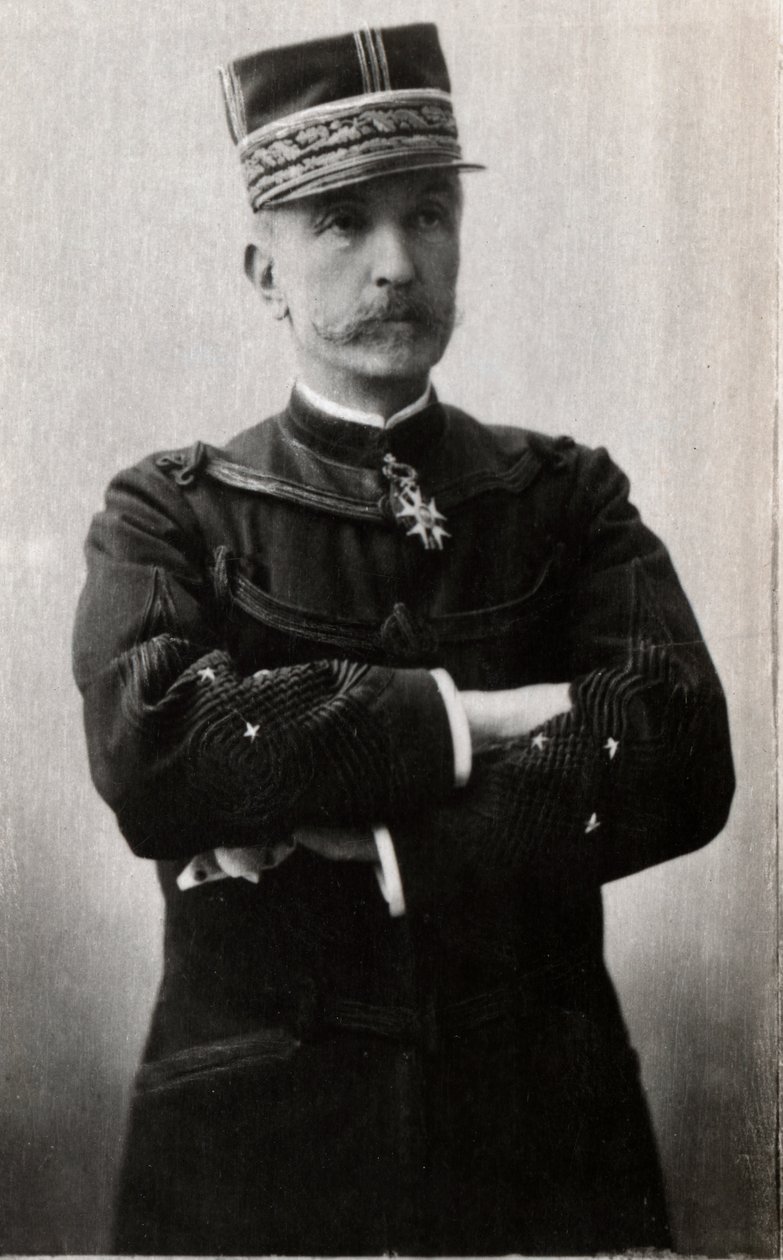 Portrett av Raoul Le Mouton de Boisdeffre (1839 -1919), fransk general. av French Photographer