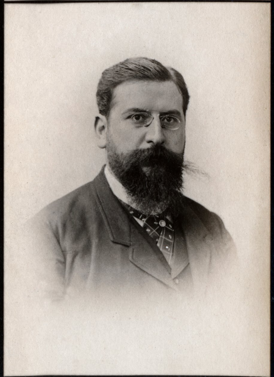 Portrett av Raoul Pugno (1852-1914), fransk komponist, lærer, organist og pianist. av French Photographer