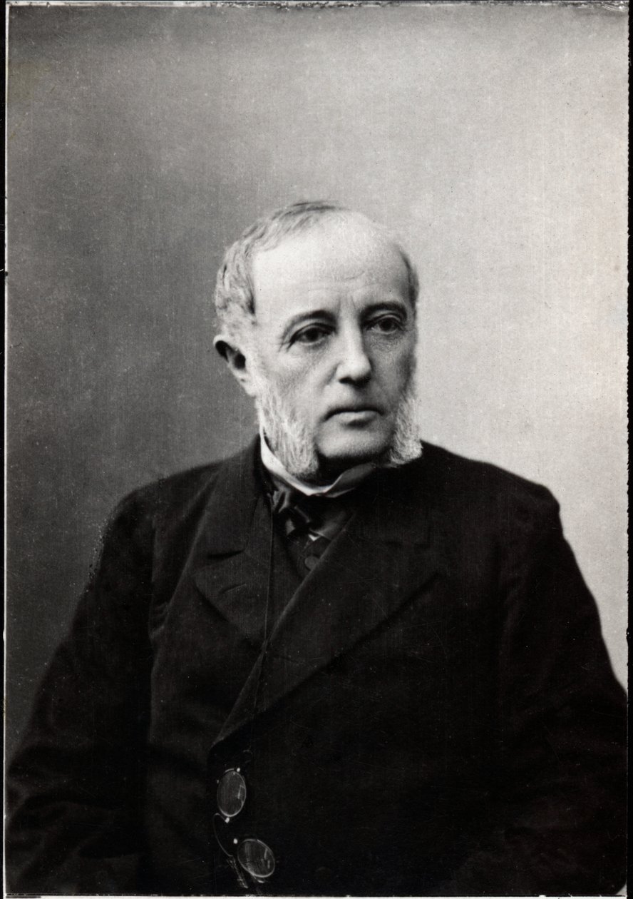 Portrett av Rene Goblet (1828-1905), fransk politiker. av French Photographer
