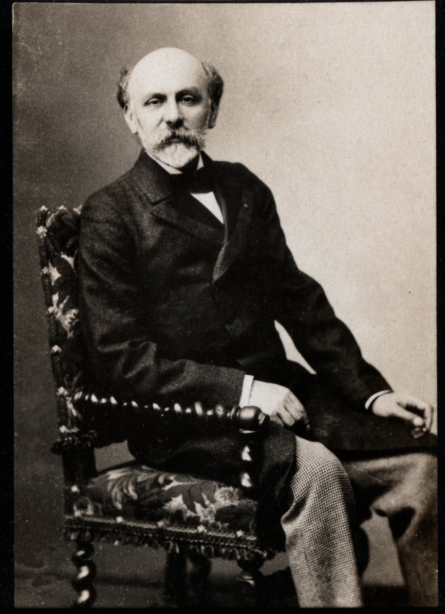 Portrett av Rene de Saint Marceaux (1845-1915), fransk billedhugger. av French Photographer