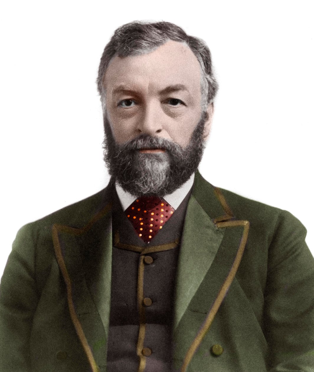 Portrett av Samuel Pierpont Langley (1834-1906). Amerikansk astronom og flypioner. av French Photographer
