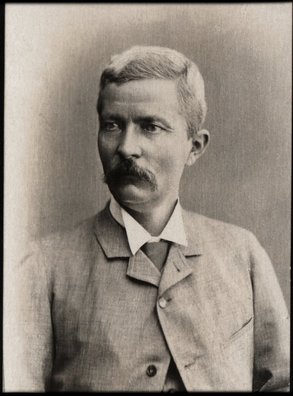 Portrett av Sir Henry Morton Stanley (født John Rowlands) (1841-1904), walisisk journalist og oppdagelsesreisende. av French Photographer