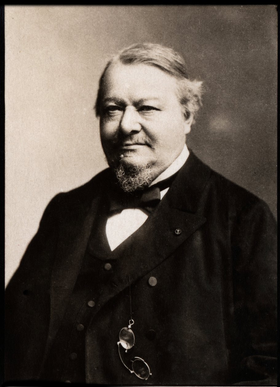 Portrett av Stephane Tarnier (Docteur Tarnier) (1828-1897), fransk fødselslege. av French Photographer