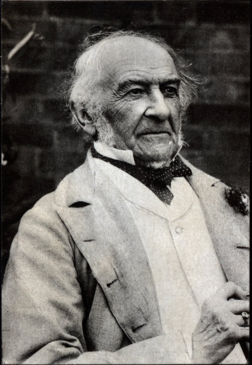 Portrett av William Ewart Gladstone (1809-1898), britisk statsmann. av French Photographer