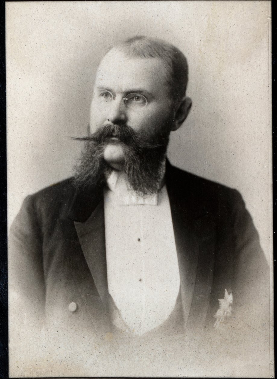Portrett av Vilhelm II av Württemberg (1848-1921), konge av Württemberg. av French Photographer