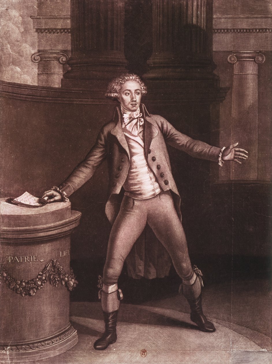 Antoine Barnave (1761–93) av French School