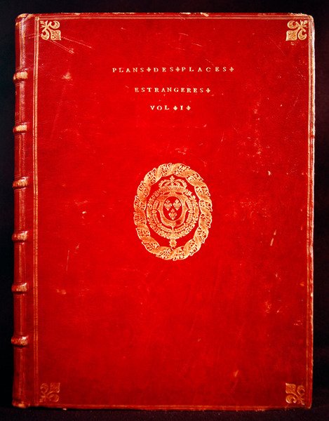 Atlas av Ludvig XIV. Utenlandske sitteplaner, bind 1, 1665 (skinn) av French School