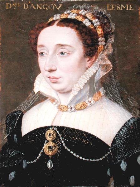 Diane av Frankrike eller av Valois (1538-1619) hertuginne av Angouleme av French School