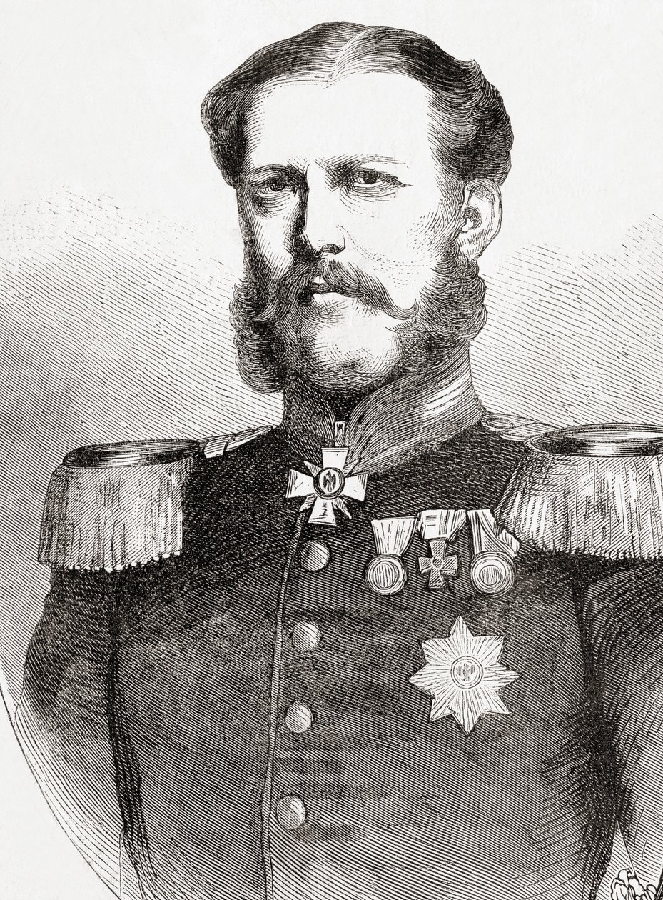 Hertug William av Mecklenburg-Schwerin, fra LUnivers Illustré, publisert 1866 av French School