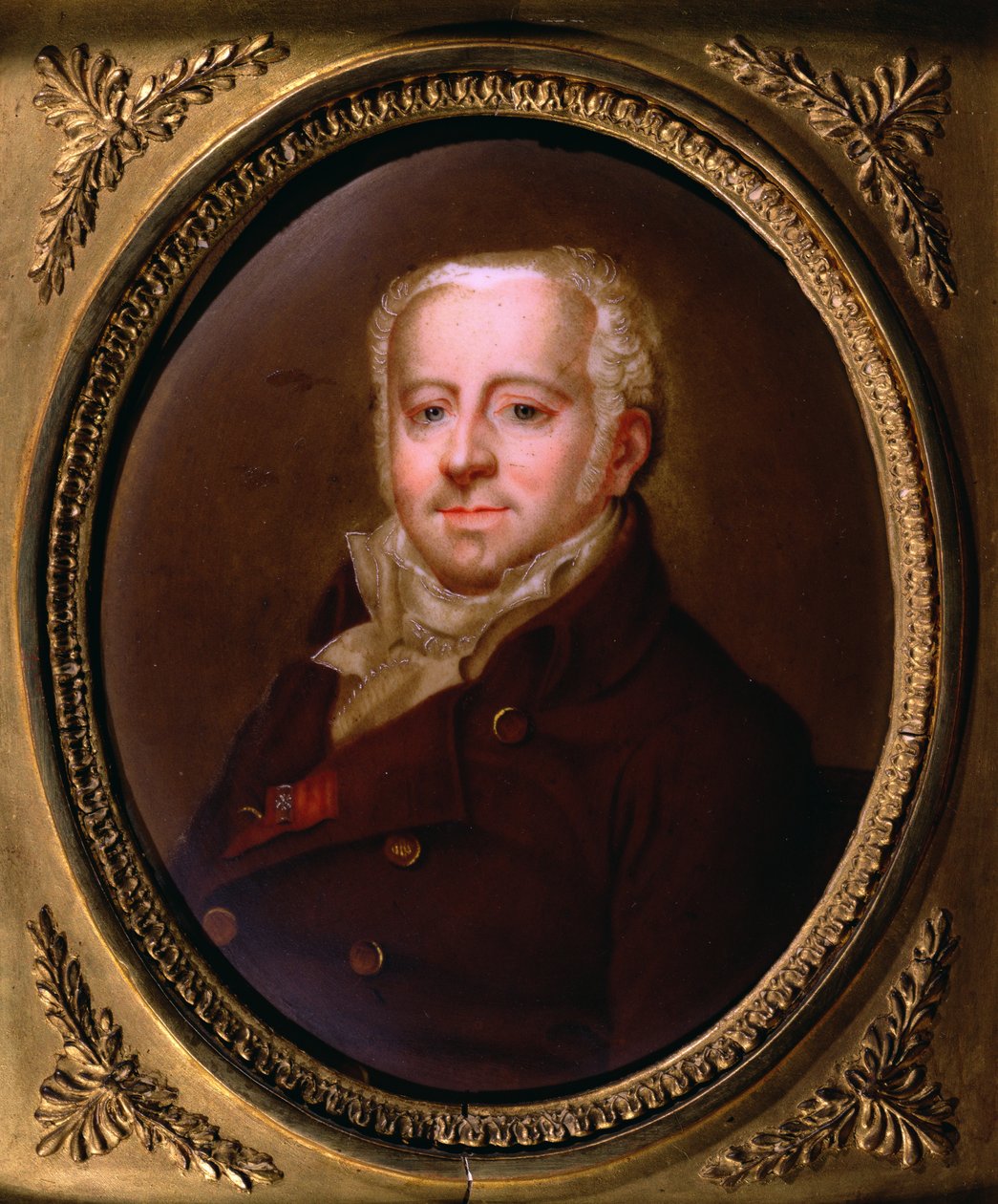 Jean-Nicolas Corvisart des Marets (1755-1821) (olje på porselen) av French School