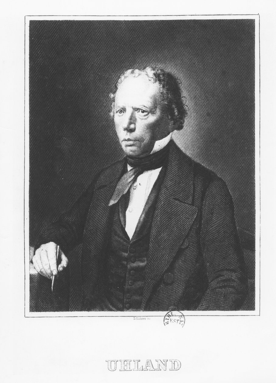Johann Ludwig Uhland av French School